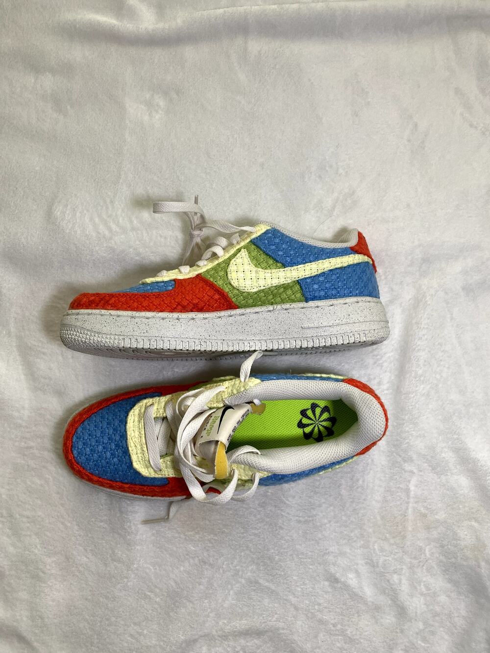 New Nike Air Force 1 Low Hemp Multi-Color (GS) Size 5